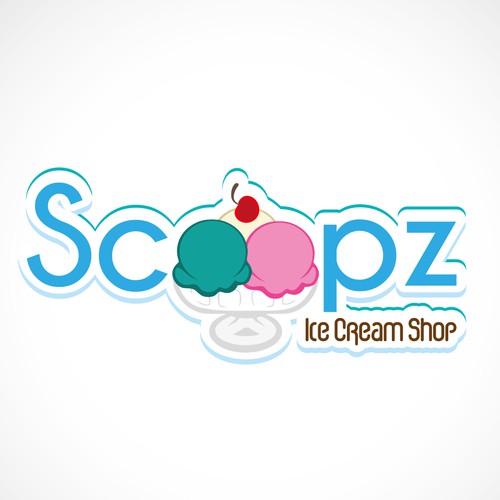 Logo concept for ice cream shop
