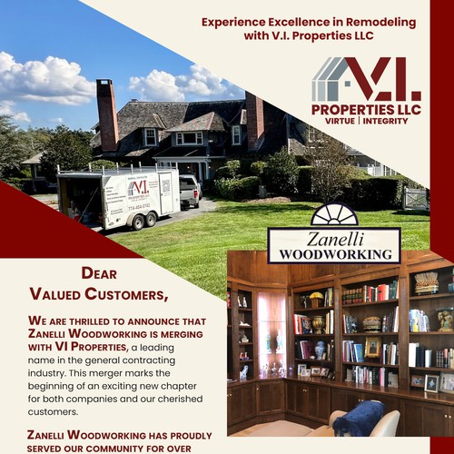 VI Properties Newsletter Design