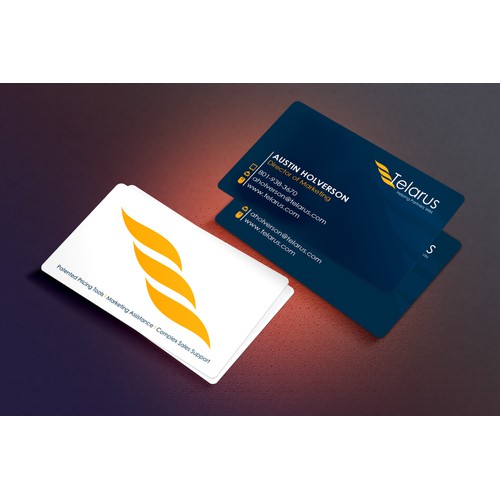 We help partners win. Help us win with a new business card design.