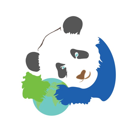 Panda Embracing Earth