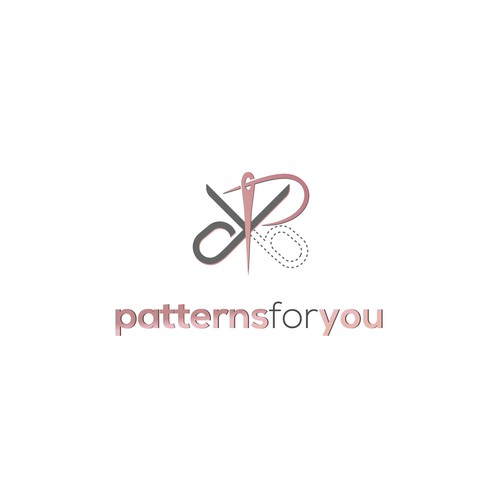 Logo for a website that print and sell sewing patterns