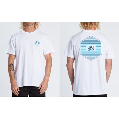 Mens Vibrant, Fun, Casual Summer Graphic Tee