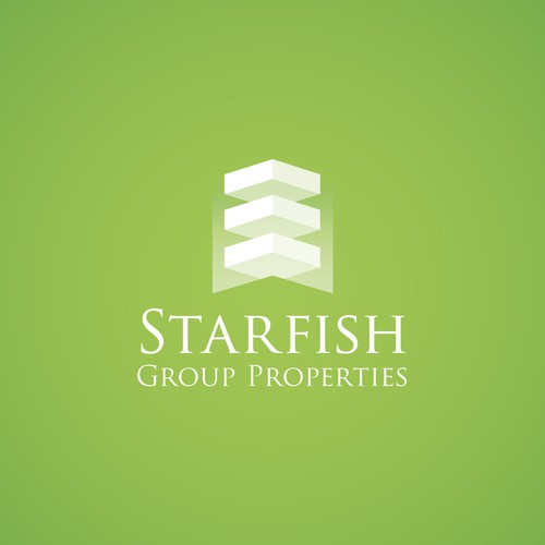 Logo Design Starfish Group Properties - green