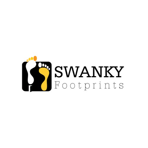 Swanky Footprints logo