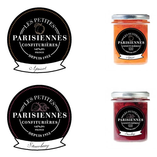 Create a new design for a high quality brand of jam