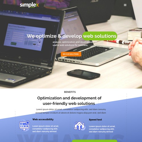 landing page design 