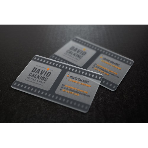 Business Card for Los Angeles based Video Editor
