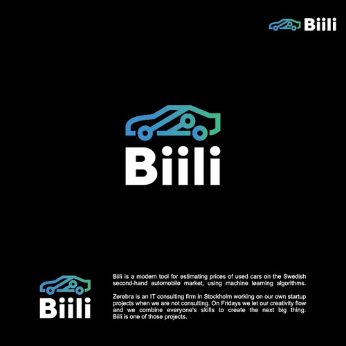 High-Tech Logo for second-hand automobile website.