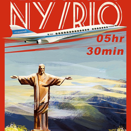 Vintage Airline Poster
