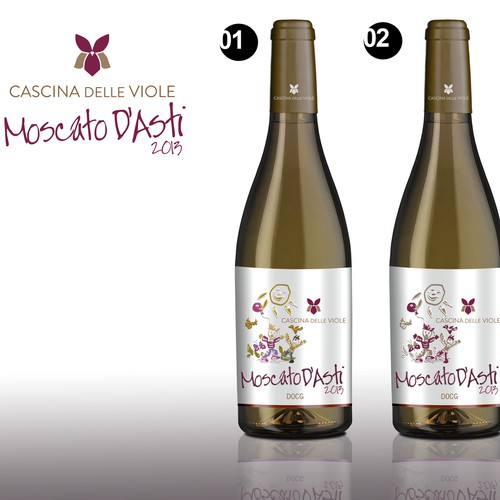 Creare un etichetta Moscato D'asti