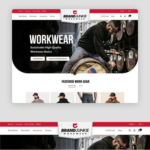 Shopify E-Commerce Website for Brand Workwear