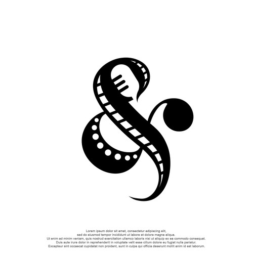 Creative logo design for & - Ampersand International Arts Festival