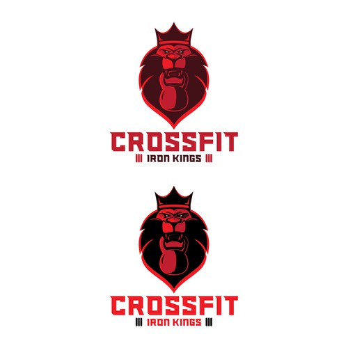 bold logo design for a crossfit box 