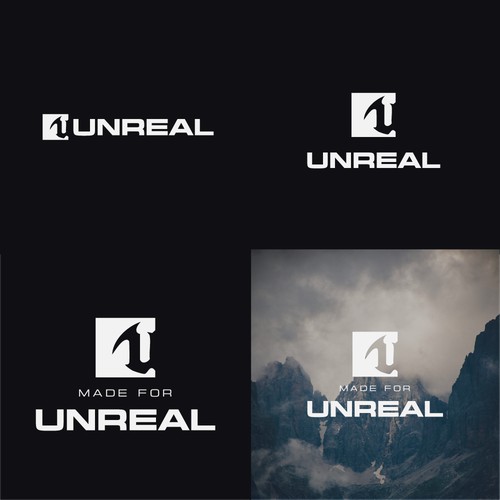 Logo design concept for Unreal Engine