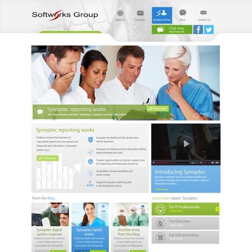 Medics Landing Page