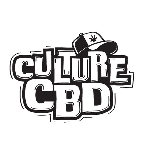 CBD brand logo with an influence from the hip-hop community