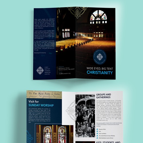 Brochure design for Church