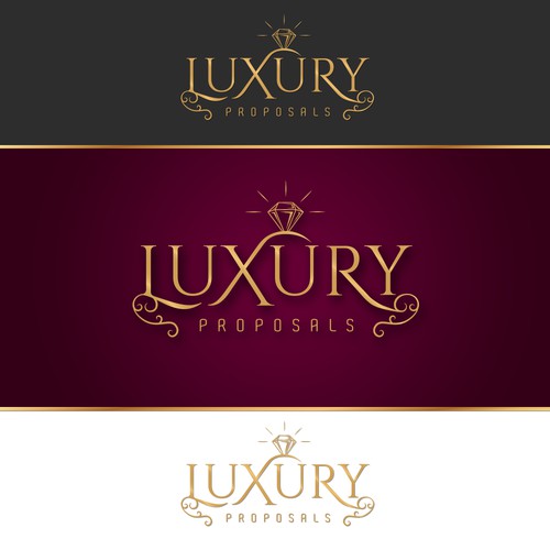 luxury proposals logo design