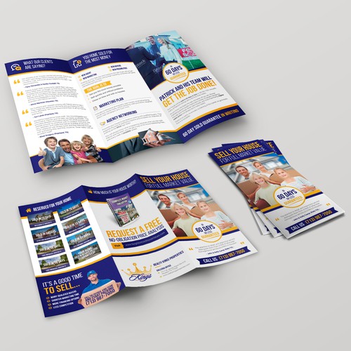 Trifold Brochure for Realty Kings Properties