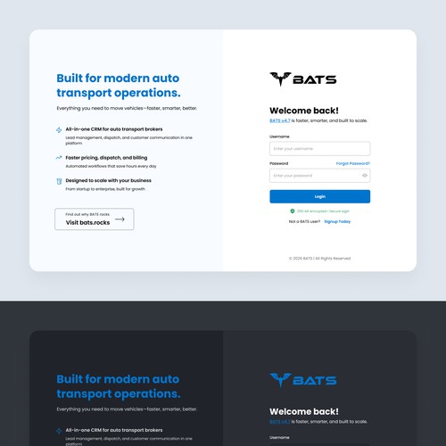 Login experience of CRM