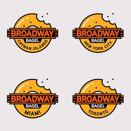Logo concept for Bagel Restaurant