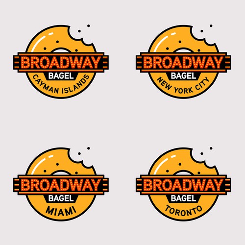 Logo concept for Bagel Restaurant