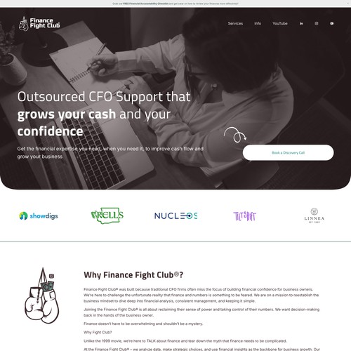 Finance Website Design