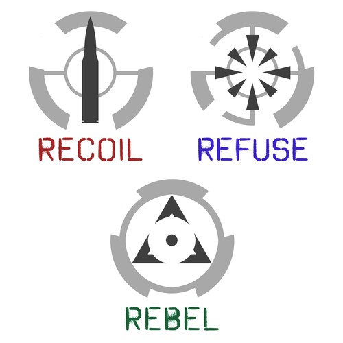Tactical inspired icons for book series