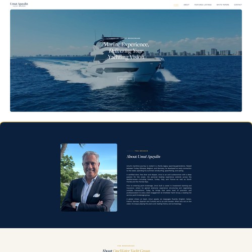 Umut Apaydin Yacht Broker