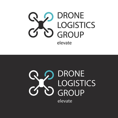 Logo for drone logistics group