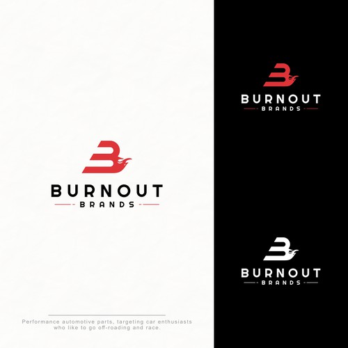 Simple Bold Logo for Burnout Brands