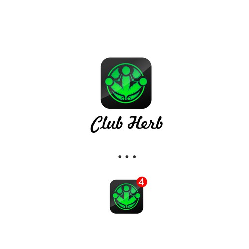 club herb logo design