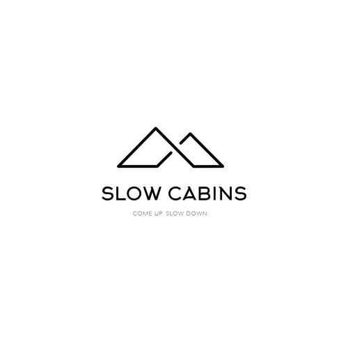 Clean logo for a Getaway Eco-Cabin