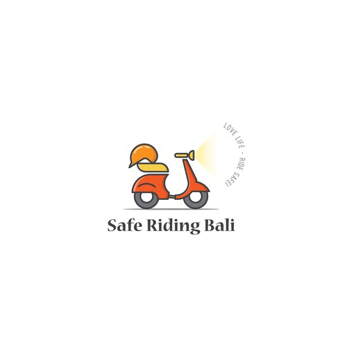 Logo design for Safe Riding Bali