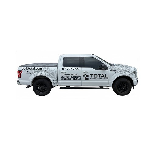 Truck Wrap Design for Construction Firm