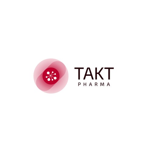 Logo design and brand identity for TAKT Pharma