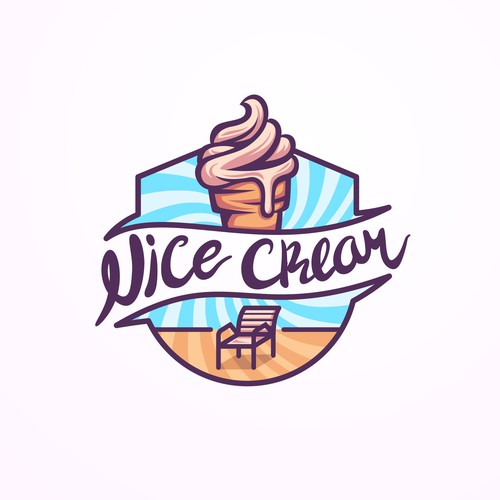 Nice Cream Logo Design