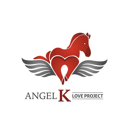 Angel K Love Project Logo Design