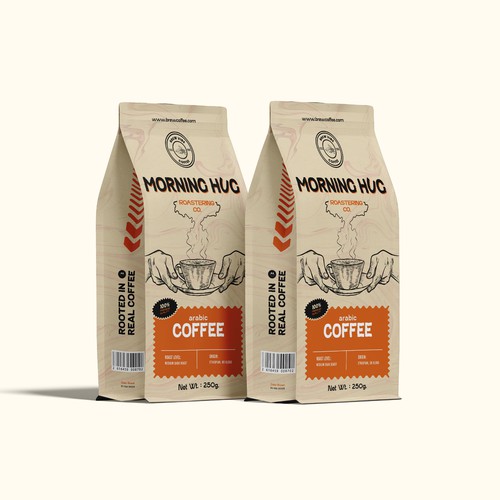 Coffee Pouch Packaging Design