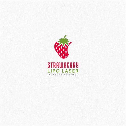 Strawberry lopo laser logos by viataviz