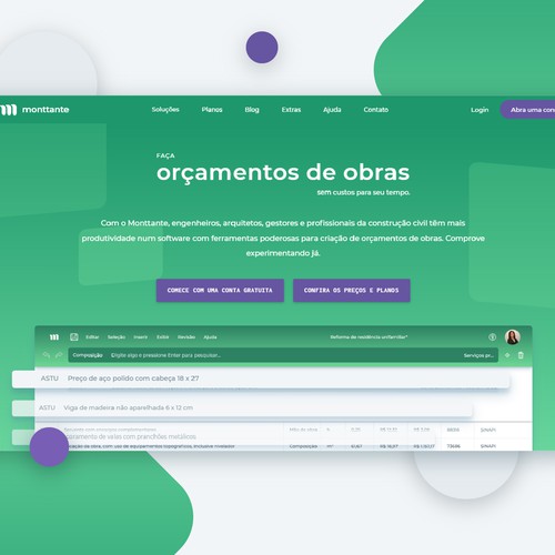 Website design: Monttante