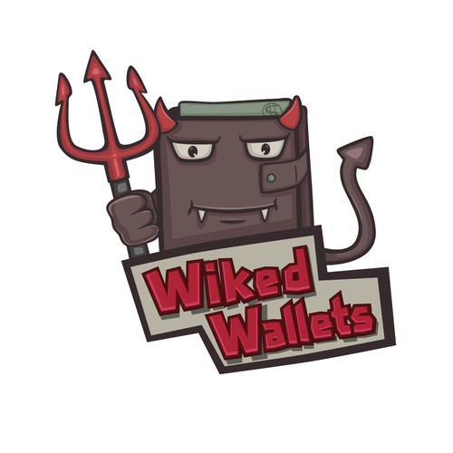 Propuesta mascota logo Wiked Wallets