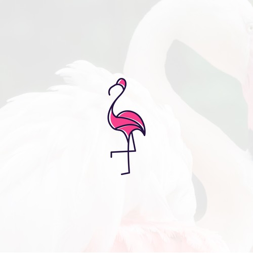 Flamingo logo design