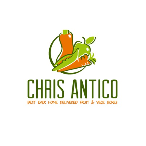Chris Antico logo for home delivery of the BEST QUALITY fruit & vegetables.