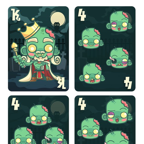 Playing cards illustration
