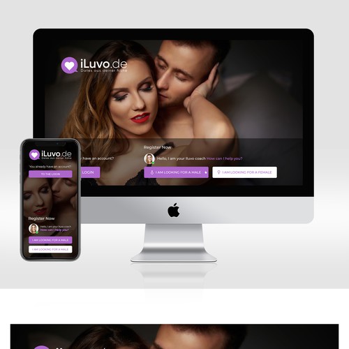 New design for a dating site