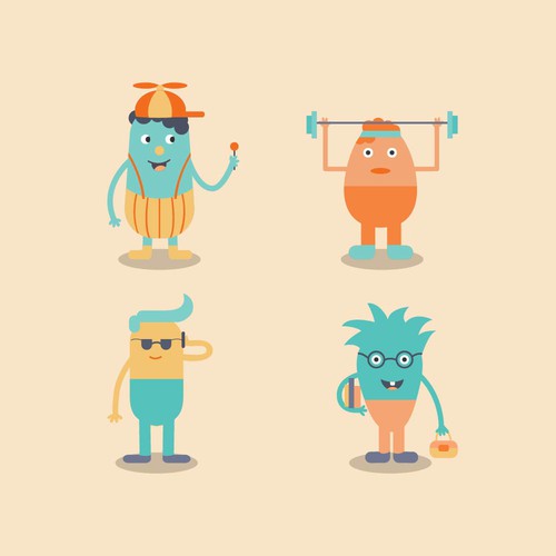 Headspace characters