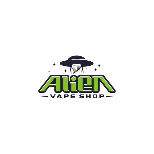 clean logo concept for vape shop