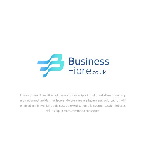B+F logotype concept for Business Fibre