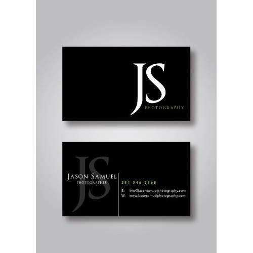 Business card design for my Photography business